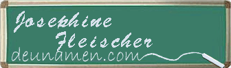 Josephine Fleischer Visitenkarte